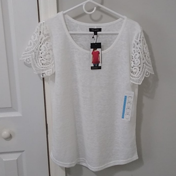 The Limited Parker Lace Sleeve Top - Picture 3 of 5